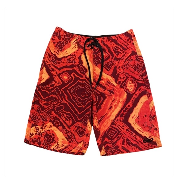 NIKE ⭐️ 6.0 lava print board shorts - Picture 1 of 8